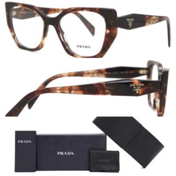 PRADA Caramel Tortoise rX Eyeglass Frame - Picture 7 of 7